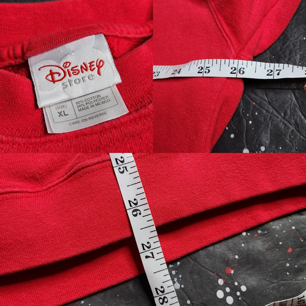 Vintage Mickey Mouse men's graphic Disney Store crewneck sweater size XL - Picture 6 of 7